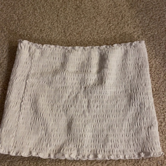 Hollister white tube top | size:Small - Picture 2 of 2
